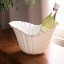 ENCANTO Vienna Large Ice Bucket Cream and White