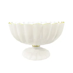 ENCANTO Vienna Medium Round Pedestal (Cream and White)