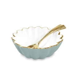 ENCANTO Vienna Mini Bowl with Spoon (Slate and White)