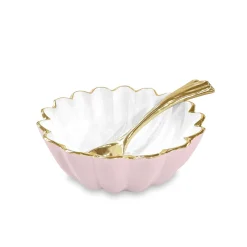 ENCANTO Vienna Mini Bowl with Spoon (Camellia and White)