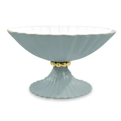 ENCANTO Vienna Small Pedestal (Slate and White)