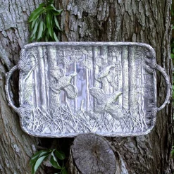 FOREST Quail Tray with Twig Handles