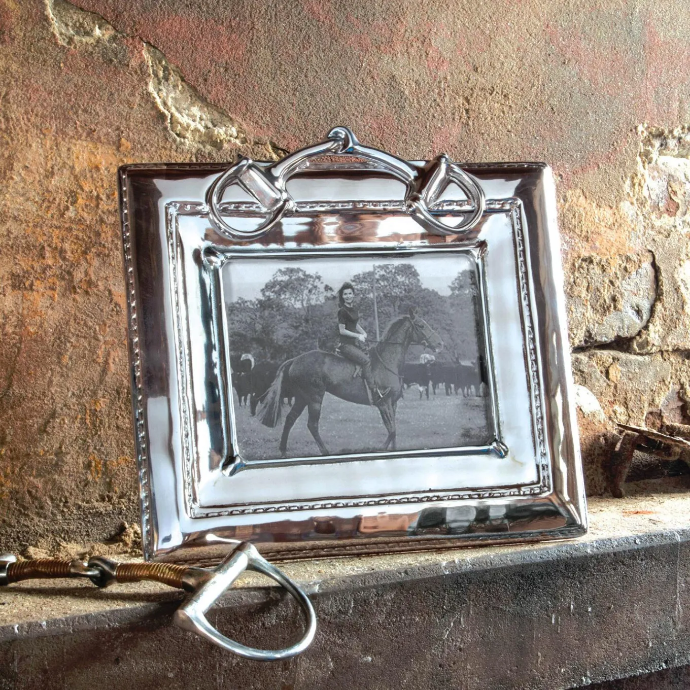 FRAME Western Equestrian Snaffle Bit 5 x 7 Frame