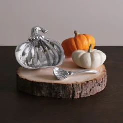 GIFTABLES Holiday Pumpkin Bowl with Spoon