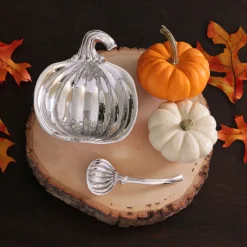 GIFTABLES Holiday Pumpkin Bowl with Spoon