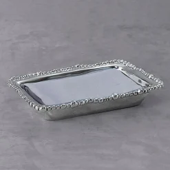 GIFTABLES Organic Pearl Guest Towel Holder