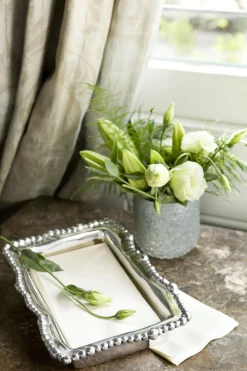 GIFTABLES Organic Pearl Guest Towel Holder