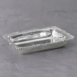 GIFTABLES Organic Pearl Guest Towel Holder