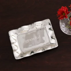 GIFTABLES Vento Rectangular Engraved Tray (