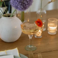 GLASS Aquarelle Coupe Set of 4 (Multi)