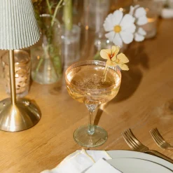 GLASS Aquarelle Coupe Set of 4 (Multi)