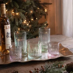 GLASS Aquarelle Shot Glass Set of 4 (Multi)