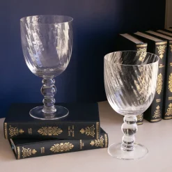 GLASS French Swirl All Purpose Set of 4 (Clear)