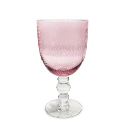 GLASS French Swirl All Purpose Set of 4 (Pink)