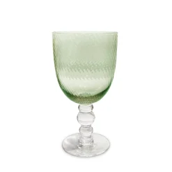 GLASS French Swirl All Purpose Set of 4 (Green)