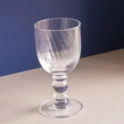 GLASS French Swirl Wine Set of 4 (Clear)