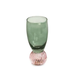 GLASS Venice Shot Glass Set of 4 (Green and Lavender)