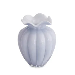 GLASS Vento Large Vase Periwinkle