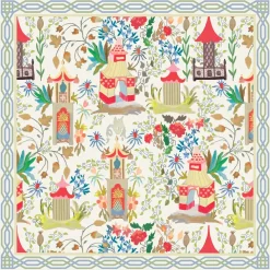 LINEN Pagoda Napkins 20 x 20 Set of 4 (Multi)