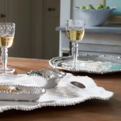 ORGANIC PEARL Nova Round Platter