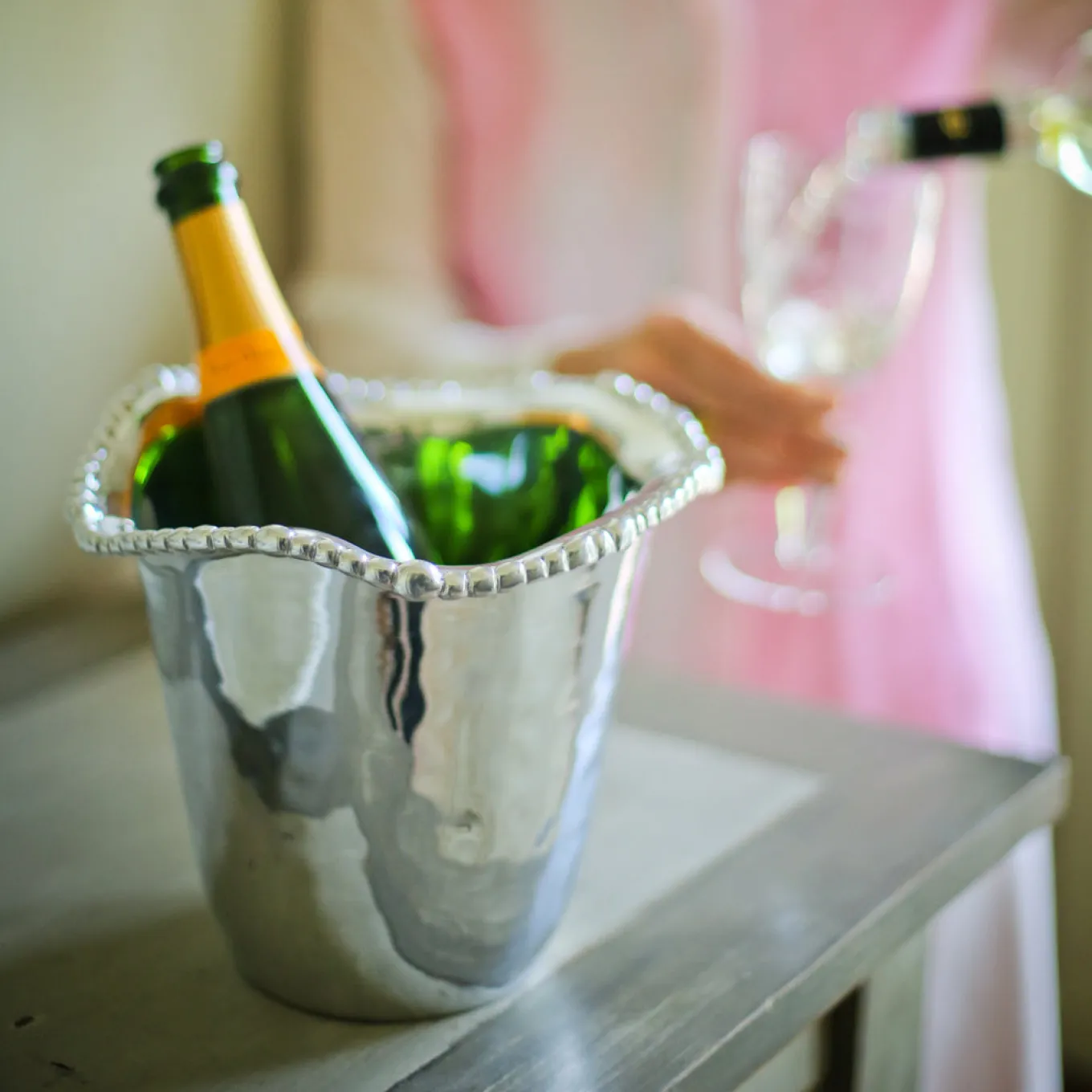 ORGANIC PEARL Orlando Ice Bucket-Vase