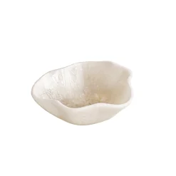 RESIN Alabaster Mini Bowl White Swirl