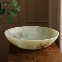 RESIN Giada Centerpiece Jade Swirl