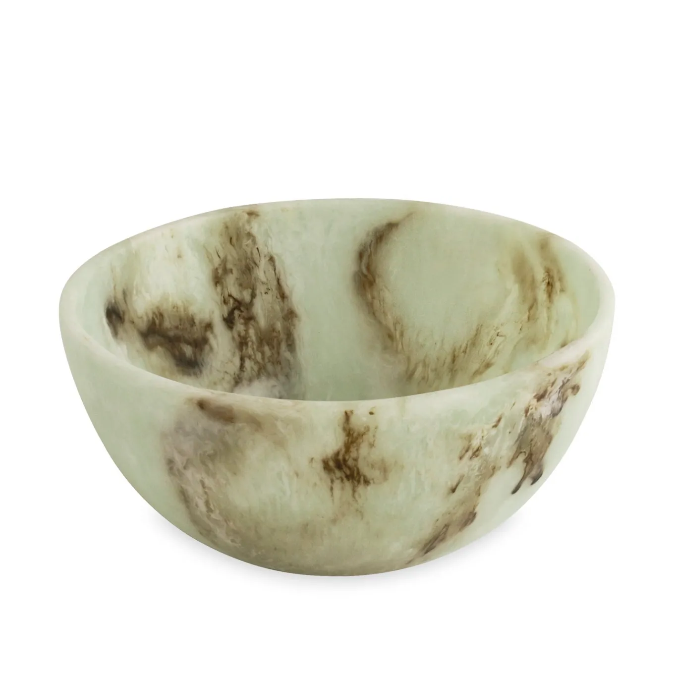 RESIN Giada Large Bowl Jade Swirl