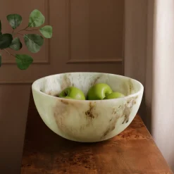 RESIN Giada Large Bowl Jade Swirl
