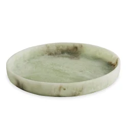 RESIN Giada Round Tray Jade Swirl