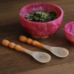 RESIN Rio Bubble Salad Servers(Orange)