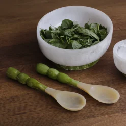 RESIN Rio Bubble Salad Servers (Green)