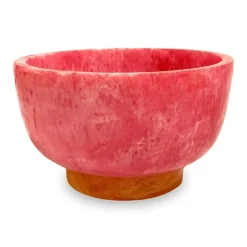 RESIN Rio Small Bowl with Base (Pink and Orange)