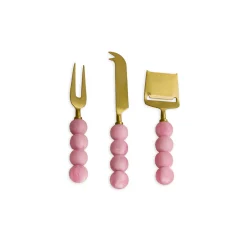 RESIN Sorbet Cheese Set of 3 Raspberry