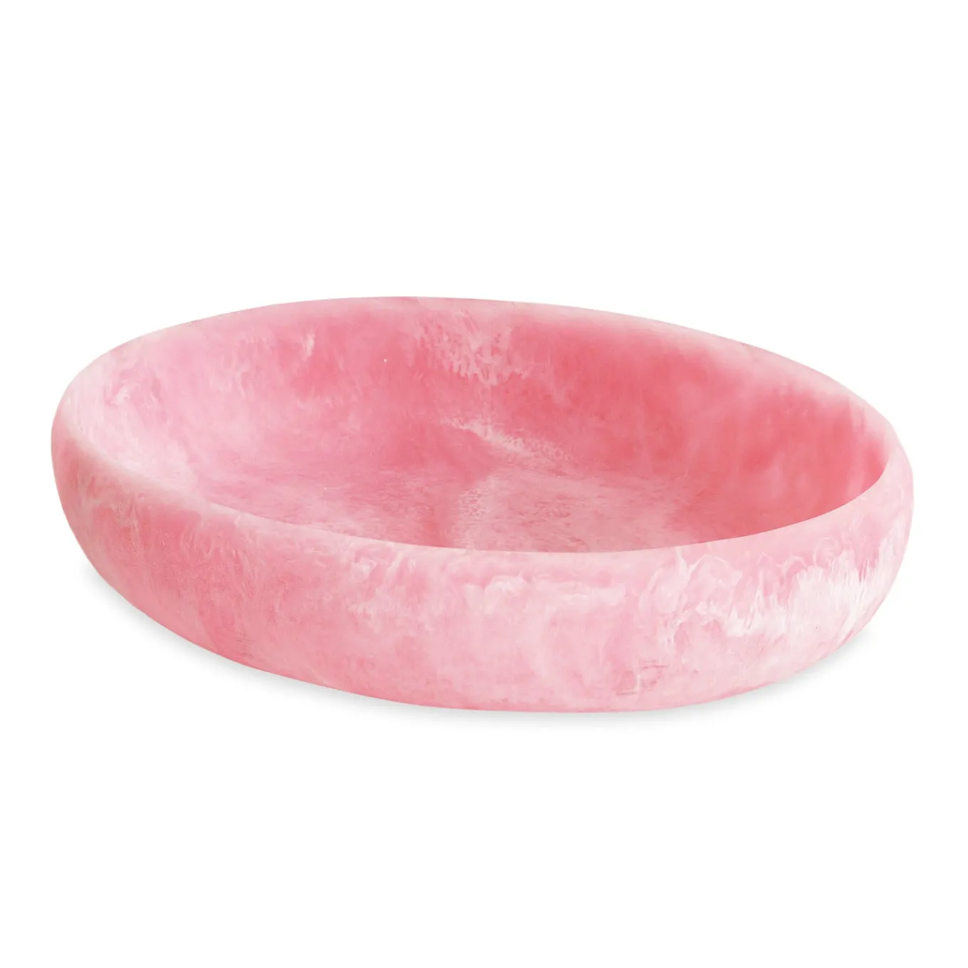 RESIN Sorbet Large Oval Bowl Raspberry