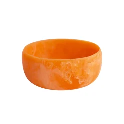 RESIN Sorbet Large Round Bowl Tangerine