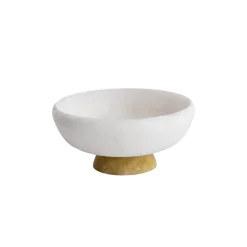 RESIN Sorbet Medium Round Bowl with Base Coconut and Matcha