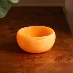 RESIN Sorbet Mini Round Bowl Tangerine