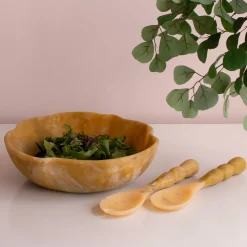 RESIN Sorbet Salad Servers Matcha