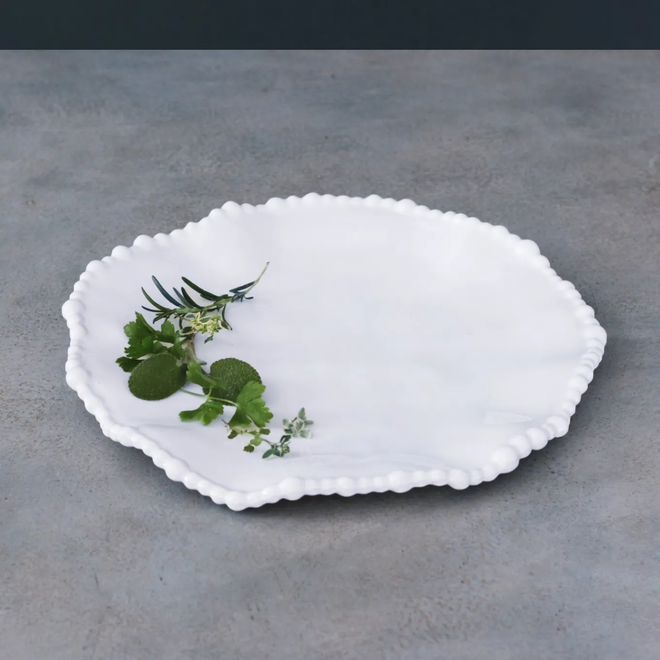 VIDA Alegria 9" Salad Plate Set of 4 (White)