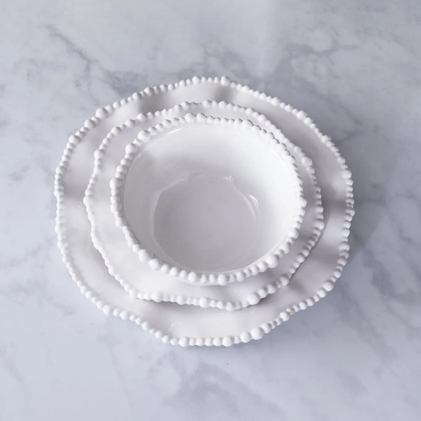 VIDA Alegria 9" Salad Plate Set of 4 (White)