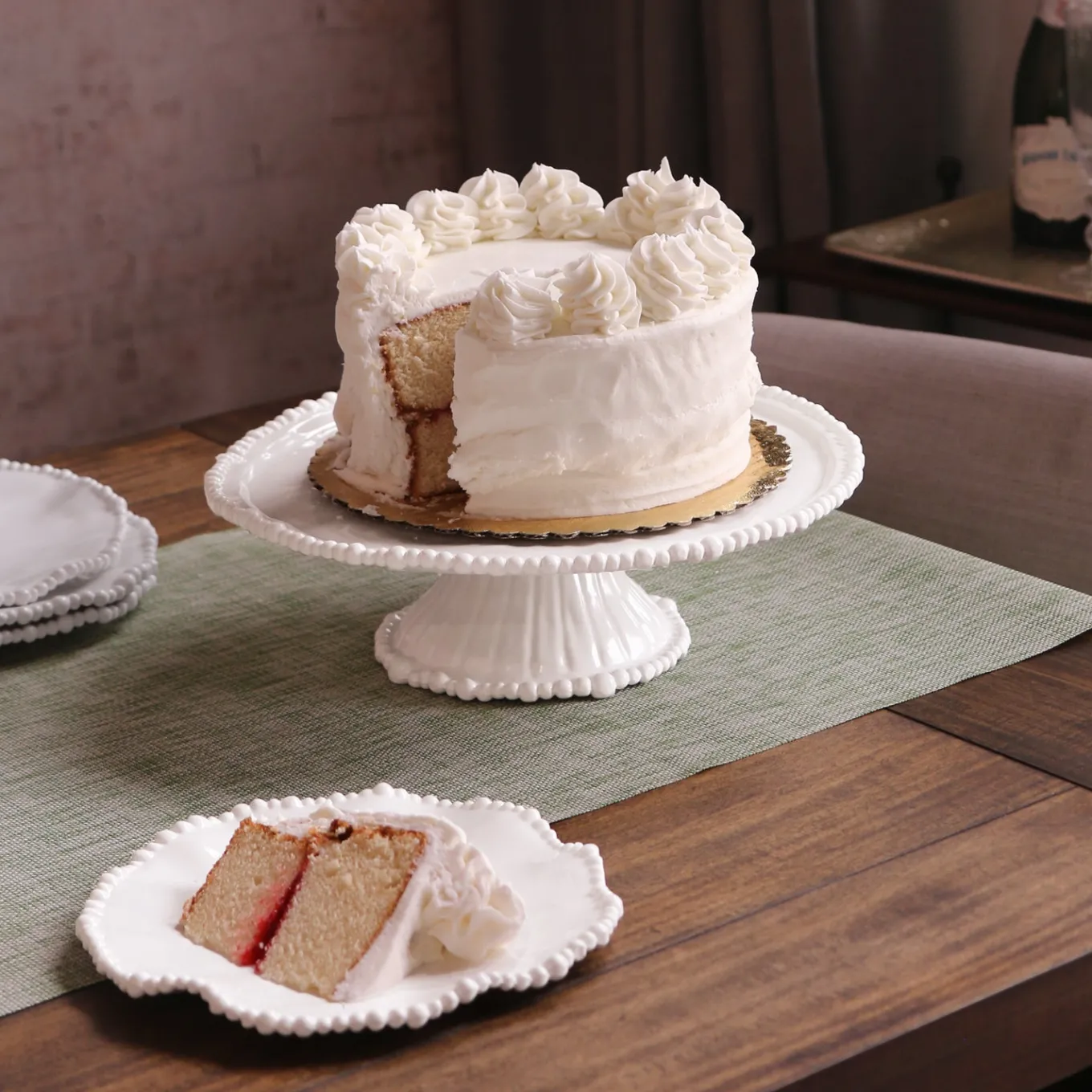 VIDA Alegria 9" Salad Plate Set of 4 (White)