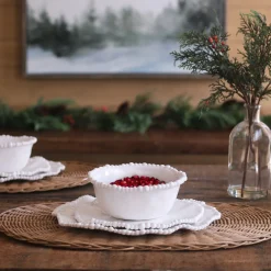 VIDA Alegria Cereal Bowl Set of 4 (White)