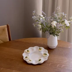 VIDA Alegria Deviled Egg Platter (White)