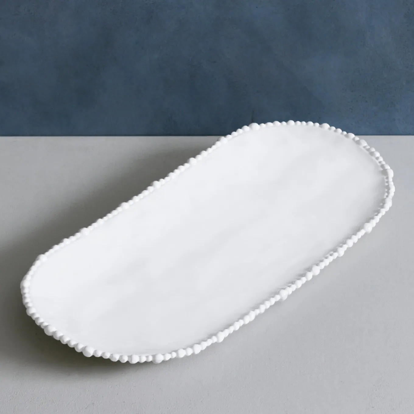 VIDA Alegria Large Oval Platter (White)