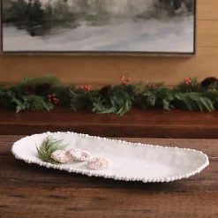 VIDA Alegria Large Oval Platter (White)