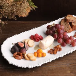 VIDA Alegria Large Oval Platter (White)