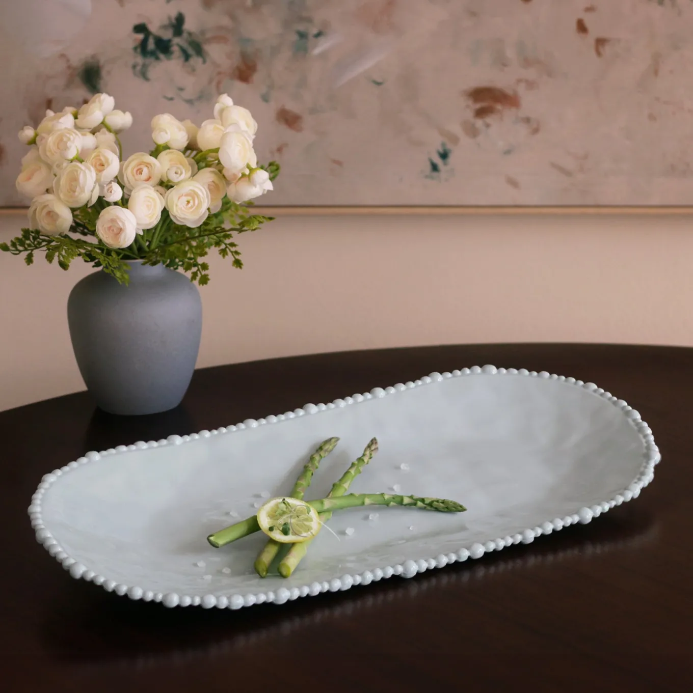 VIDA Alegria Large Oval Platter (Blue)