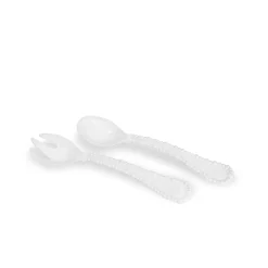 VIDA Alegria Large Salad Servers (White)