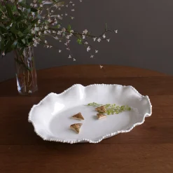 VIDA Alegria Oval Platter (White)